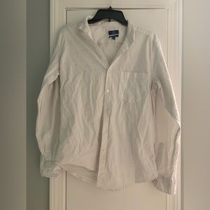 White slim fit button down - george